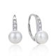 MOISS perlové stříbrné náušnice