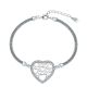 MOISS stříbrný náramek SRDCE