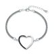 MOISS stříbrný náramek SRDCE
