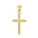 MOISS stříbrný přívěsek KŘÍŽ GOLD