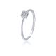 MOISS diamantový prsten z bílého zlata