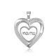 MOISS stříbrný přívěsek SRDCE