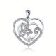 MOISS stříbrný přívěsek SRDCE