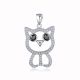 MOISS stříbrný přívěsek KOČKA
