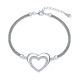 MOISS stříbrný náramek SRDCE