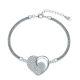 MOISS stříbrný náramek SRDCE