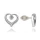 MOISS stříbrné náušnice SRDCE