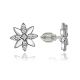 MOISS stříbrné náušnice KVĚTINA