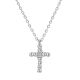 MOISS stříbrný náhrdelník KŘÍŽEK