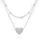 MOISS stříbrný náhrdelník SRDCE