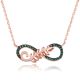 MOISS stříbrný náhrdelník NEKONEČNO ROSE