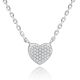 MOISS stříbrný náhrdelník SRDCE