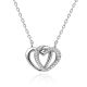 MOISS stříbrný náhrdelník SRDCE