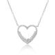 MOISS stříbrný náhrdelník SRDCE