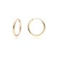 MOISS náušnice ze žlutého zlata