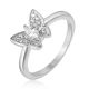 MOISS stříbrný prsten MOTÝL