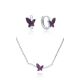 MOISS stříbrná sada MOTÝL