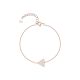 MOISS stříbrný náramek na nohu ROSE