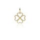 MOISS přívěsek ze žlutého zlata ČTYŘLÍSTEK