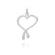 MOISS stříbrný přívěsek SRDCE