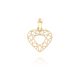 MOISS přívěsek ze žlutého zlata SRDCE