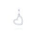 MOISS přívěsek z bílého zlata SRDCE