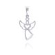 MOISS přívěsek z bílého zlata ANDĚL