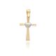 MOISS přívěsek ze žlutého zlata KŘÍŽEK