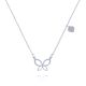 MOISS náhrdelník ze bílého zlata MOTÝL