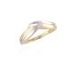 MOISS prsten ze žlutého zlata BICOLOR