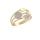 MOISS prsten ze žlutého zlata