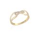 MOISS prsten ze žlutého zlata NEKONEČNO