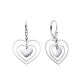 MOISS stříbrné náušnice SRDCE