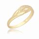 MOISS prsten ze žlutého zlata
