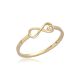 MOISS prsten ze žlutého zlata NEKONEČNO