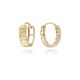 MOISS náušnice ze žlutého zlata