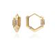 MOISS náušnice ze žlutého zlata