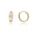 MOISS náušnice ze žlutého zlata