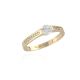 MOISS prsten ze žlutého zlata