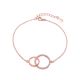 MOISS stříbrný náramek ROSE KRUH