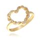 MOISS prsten ze žlutého zlata SRDCE