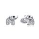 MOISS stříbrné náušnice SLON