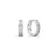 MOISS náušnice z bílého zlata
