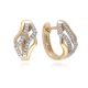 MOISS diamantové náušnice ze žlutého zlata