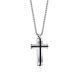 DIVERSE náhrdelník z oceli KŘÍŽEK