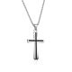 DIVERSE náhrdelník z oceli KŘÍŽEK