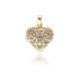 MOISS přívěsek ze žlutého zlata SRDCE