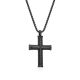DIVERSE náhrdelník z oceli KŘÍŽEK