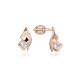 MOISS stříbrné náušnice ROSE
