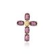 MOISS stříbrný přívěsek AMETYST KŘÍŽEK